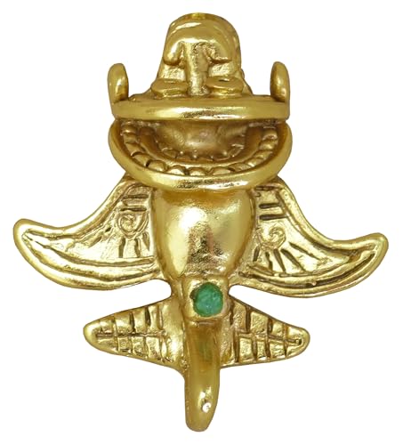 Image of Colombian Emerald & Multi-Material Options | Quimbaya Flyer Lapel Pin | Ancient Alien Golden Jets Collection