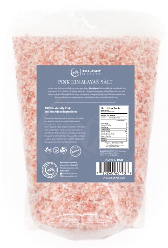 Himalayan Pink Rock Salt - 10LB - Coarse, Fine, Powder Grain Bulk