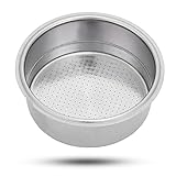 ✔ Los tazones de filtro de café en polvo de 51 mm son adecuados para la máquina de café expreso semiautomática o el portafiltro de café de 51 mm, accesorio práctico para la máquina de café.