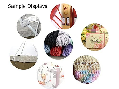 Pamir Tong 5Mm 3 Braided Cord Thread Decorative Twisted Satin Polyester Twine Cord Rope String Thread Shiny Cord Choker Thread Diy Cord Jewelry Findings Gd20Sc150 (20 Bundles Multi-Color) #TOP3