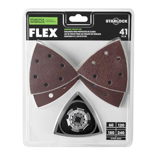 Image of FLEX 41-Piece Oscillating Tool Sanding Project Set - FAM40003-41