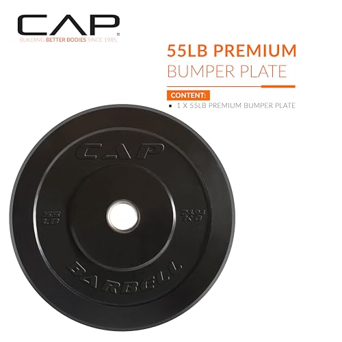 Image of CAP Barbell Rubber Olympic Bumper Plate | Multiple Options /Colors