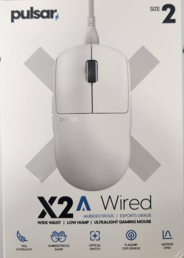Pulsar Gaming Gears X2A　有線ゲーミングマウス X2A Gaming Mouse – Pulsar Gaming Gears