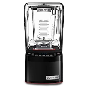 Blendtec Stealth 885 Commercial Blender, WildSide+ Jar, Blendtec Stealth Sound Enclosure, Strongest Commercial-Grade Power, Self-Cleaning, 42 Pre-programmed Cycles, Black
