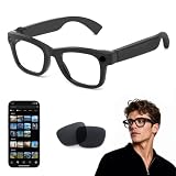 AI Smart Glasses with Camera, 8MP HD Capture 1080P EIS Video & ChatGPT