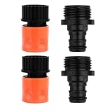 Penitue 2 Sets Quick Connector Flush Adapter Kit for Sea-Doo PWC Jet Ski & Kawasaki 4-Stroke Watercraft, Outboard Flush Kit with Anti-Leak Valve for Marine Engine Maintenance Accessories