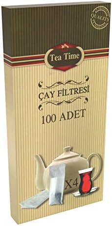 Doğadan İlaç Tea Time Çay Kahve Filtresi Kağıt Filtre L Büyük Boy (100'lü Çay Filtresi poşeti) - Görsel 1