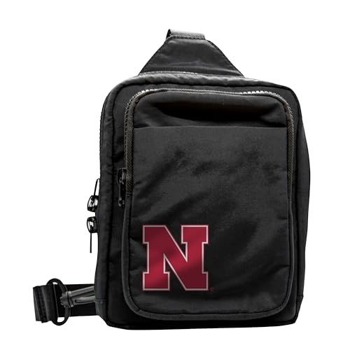 Logo Brands NCAA Nebraska Dash Pack - Compact with Secure Clip