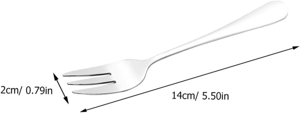 24pcs Dessert Forks Multi-function Forks Wear-resistant Elegant Party Cutlery