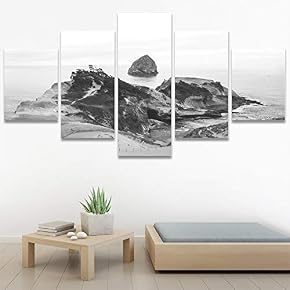 SIGNWIN 5 Panel Canvas Wall Art Modern Art...