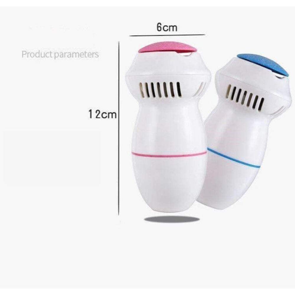 Lima eléctrica para pies Adsorción eléctrica al vacío Amoladora para pies Herramientas para limas Removedor de Callos de Piel Muerta para Mujeres Hombres con 2 Rodillos-Azul (Azul)