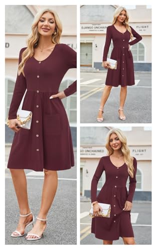 OUGES Midi Dress with Pockets – Great Deal at $8.55 - Image 3