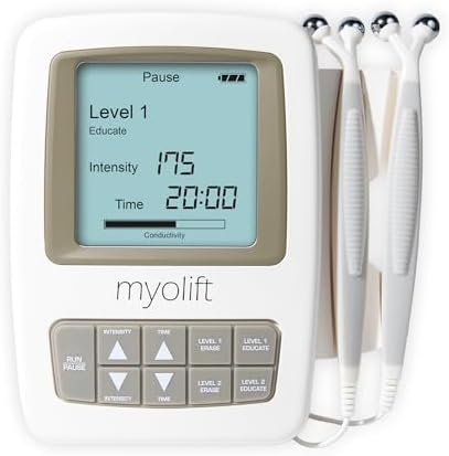 7E Wellness MyoLift Mini Microcurrent Facial Device - Non-Invasive Microcurrent Facial Device Facial Skin Care Products for Anti Aging Skin Tightening - Esthetician Supplies and Skin Care Tools - Face
