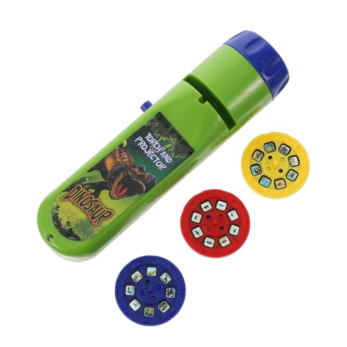 Vaguelly Lampe Torche Projecteur Dinosaure avec Diapositives Interchangeables pour Garçon Fille Garçon Fille Jeux Éducatifs et Amusants