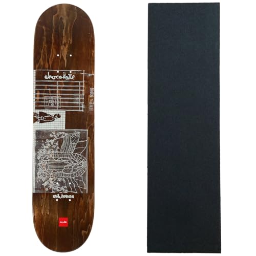 Chocolate Skateboard Deck Herrera Unearthed Hecox 8.0" x 31.875" Includes a Sheet of Grip Tape