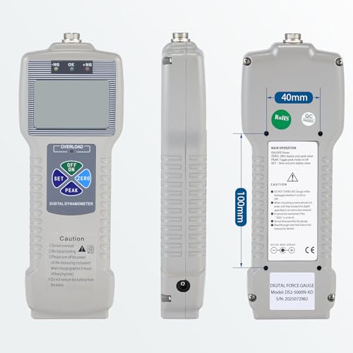 Jauge de force numérique 2KN BAOSHISHAN DS2-2000N pour test Push Pull - 7