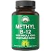 Raw Organic Whole Food B-12 by Peak Performance. Methylcobalamin (Methyl B12) Supplement with 25+ Organic Fruit & Vegetable Ingredients. 30 Vegan Capsules. for Healthy Brain and Nervous System