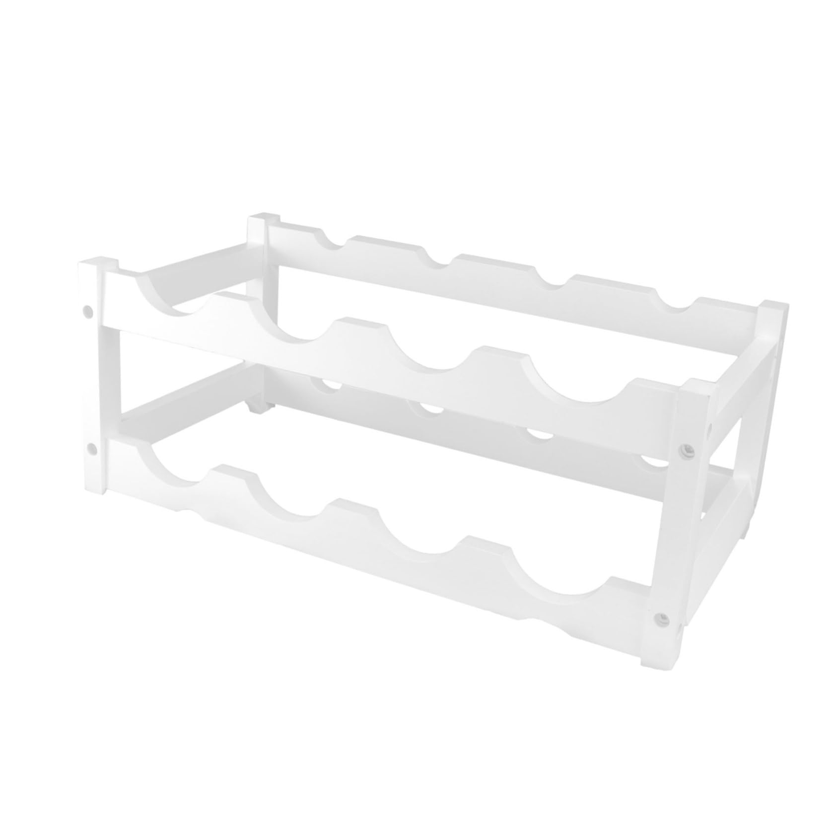 Wood Wine Bottle Stand Wine Rack Decoration Wine Stand Countertop Wine Organizer Wine Storage Rack Wine Bottle Organizer Wine Rack Stand Wooden White Display Stand Vertical