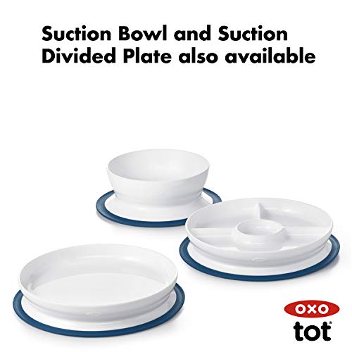Prato ( Bowl) com Suporte de sucção - Azul Marinho, OXOtot, Azul Marinho