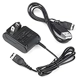 LBSC Nintendo DS Charger,AC Adapter for Gameboy Advance SP,GBA SP Charger Compatible with Game Boy Advance SP & DS Systems,USB Wall Adapter & Travel Power Cord