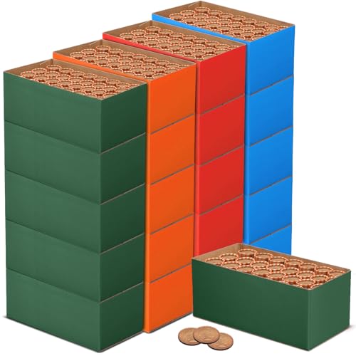 20 Pcs Coin Trays for Coin Sorting and Organization