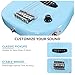 WINZZ EGM100 30 Inches Real Kids Electric Guitar with Beginner Kit, Right Handed (Light Blue)