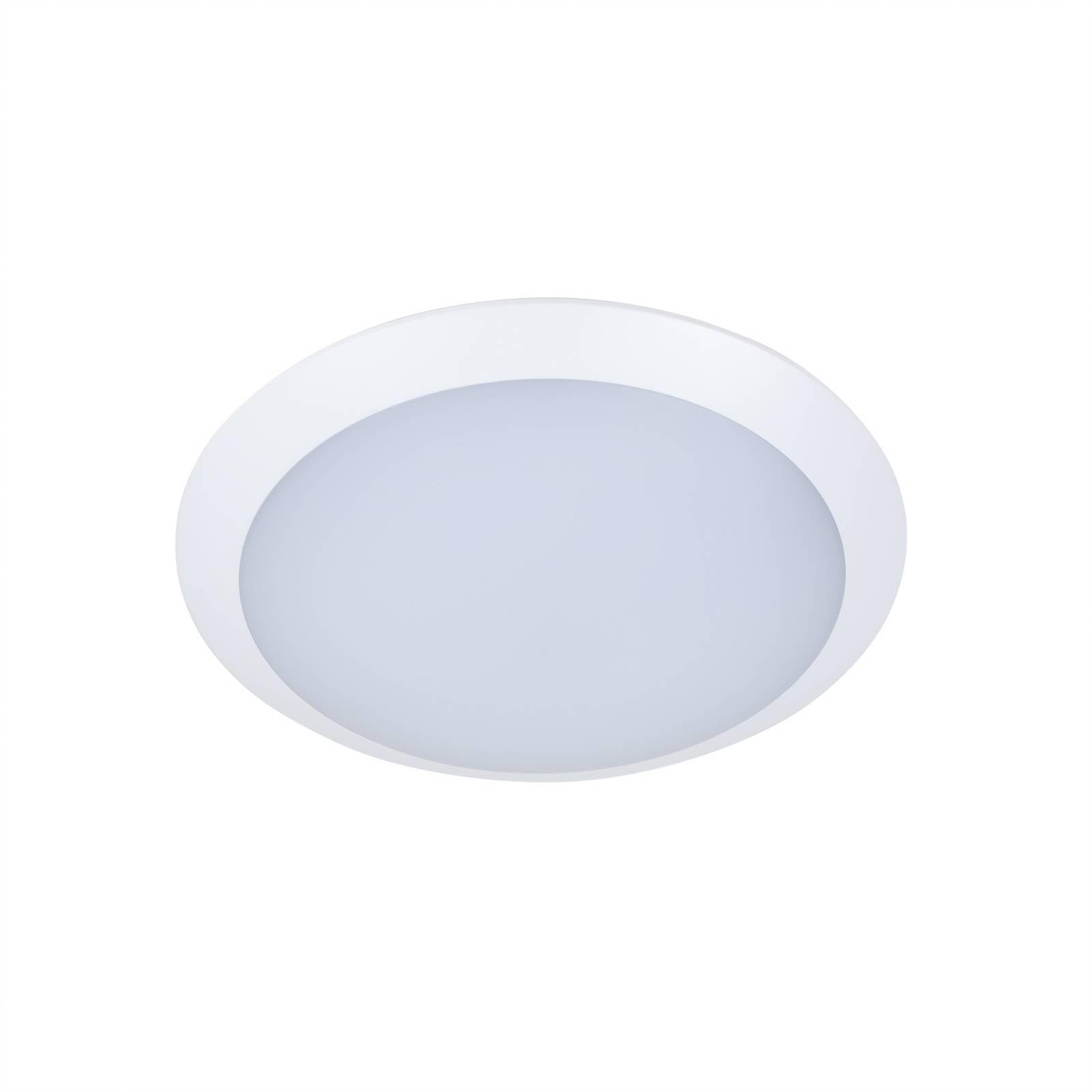 Lindby Naira Led Outdoor Ceiling Lamp, White, Sensor, 30 Cm, Ip65