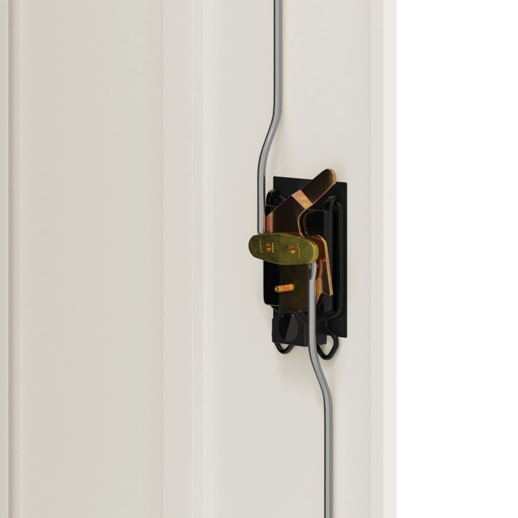 vidaXL Armadio Classificatore Bianco 90x40x105 cm in Acciaio