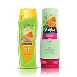 Vatika Naturals Egg Protein Shampoo & Conditioner | Strengthens Hair, Reduces Breakage, Hydrates & Smoothens | Protein-Rich Hair Care Combo for Daily Use