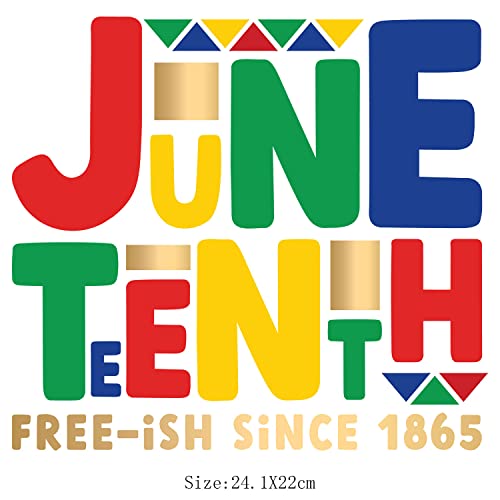 Juneteenth Iron On Patches 3 Sheets Colorful Iron On Decals Black Women Heat Transfer Stickers Juneteenth Iron On Vinyl Appliques Sticker For T-Shirt Jean Jackets Pillow Cover Diy Decorations #TOP4
