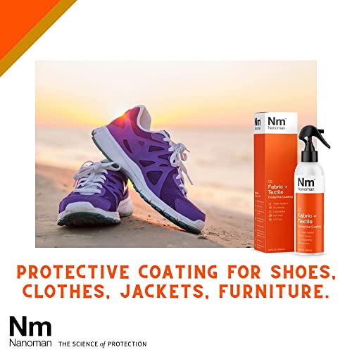 Nanoman 4001 Water Repellent/Waterproof Spray For Shoes & Fabric Incl Suede Leather Nubuck. Eco Friendly. Nanotech Formula Free Of Alcohol & Pfas. Stain And Liquid Protection From Water Snow & Slush thumb #2