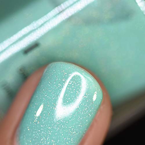 Image of ILNP Riding Waves - Vivid Mint Holographic Nail Polish