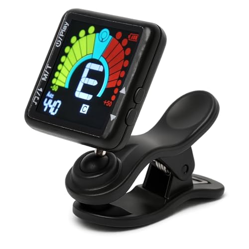 Afinador de Guitarra Recargable 2 en 1 Afinador de Metrónomo Clip on Dispositivo de Afinación de...