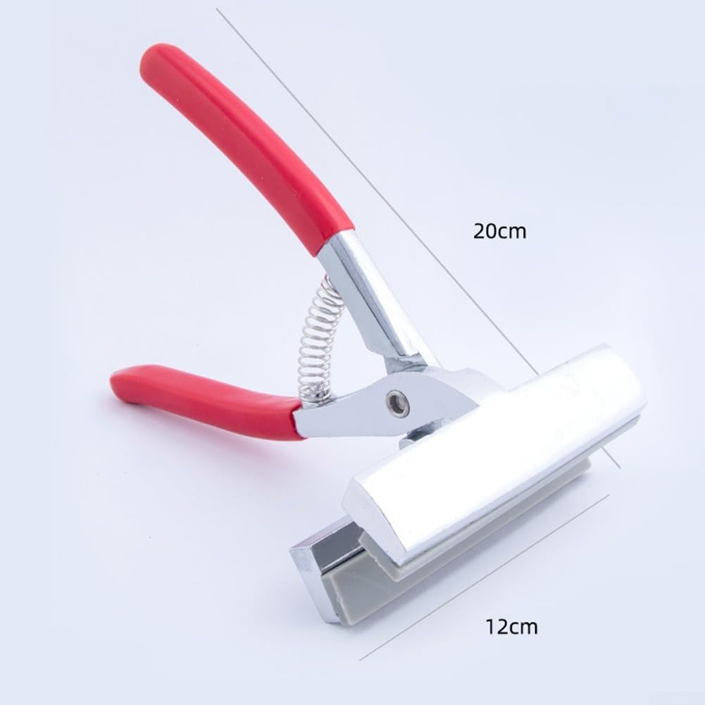 Artist Essential - Pinze per allungamento in tela e lega, con impugnatura a molla facile da usare, 12 cm