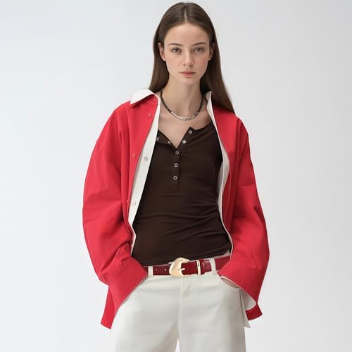 HOTWILL Women Belt for Jeans Dress Pants Gold Buckle Ladies Fashion Faux Leather Waist Belt2