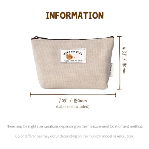 Image of Monolike Happy and Lucky daily Pouch, Beige - Portable Pouch