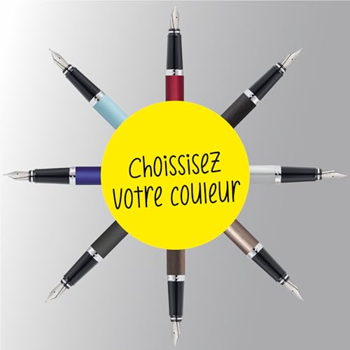 Stylo plume Vision Noir en aluminium avec plume iridium medium - 6