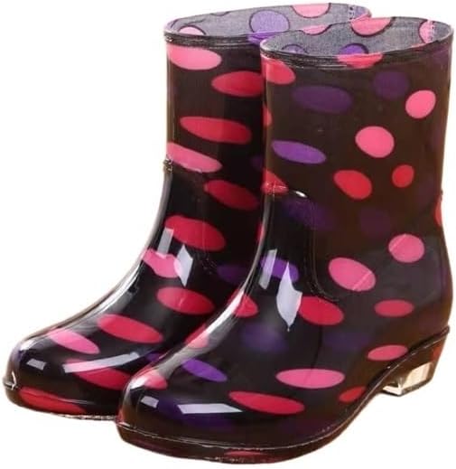 Waterproof Rain Boots For Women Garden Mud Boots Comfort Fit With Slip-Resistant Sole