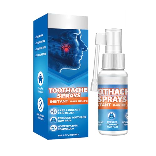 KOAHDE Spray Oral Portable Mal De Dents,Remèdes pour les Dents et les Gencives,Spray de Soulagement de la Douleur Dentaire,Soins Bucco-Dentaires,Dents Gomme Douleur Spray