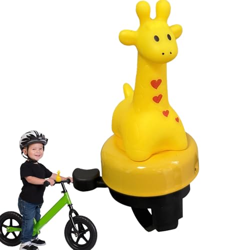Timbre de bicicleta para niños, lindo timbre de bicicleta para niños con tono claro, accesorios de bicicleta de montaje fácil para niñas adolescentes niños pequeños