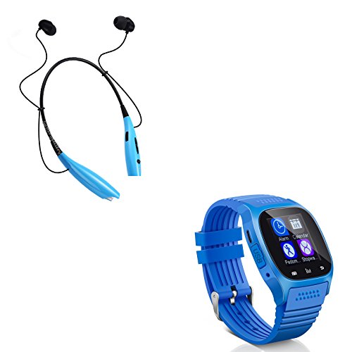 Protac New Bluetooth Smart Wrist Watch + Earphone for iOS Android iPhone Samsung