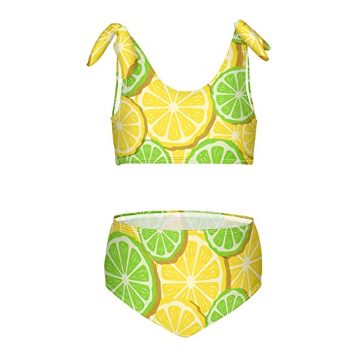 Image of Aflyko Girls' Swimwear 2-Piece Bikini Set Beachwear 3-10T