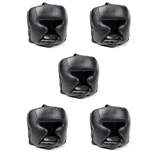 Casque intégral noir taekwondo équipement de protection de formation arts martiaux
