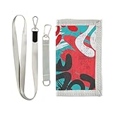 junzan Portafoglio per bambini Love Graffiti Portafogli per ragazze con tasca portamonete per bambini con adesivo magico età 5-7 6-8 9-12 anni regali di compleanno, Amore Graffiti, 1 Size, Casual