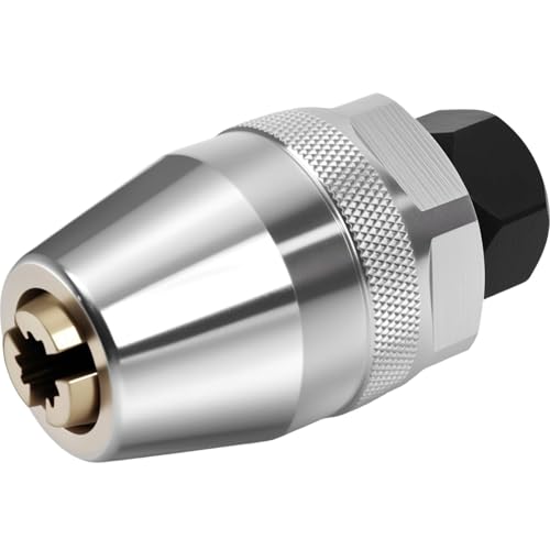 WUWEOT Broken Stud Remover, 3/8" Damaged Bolt and Stud Extractor Tool, Manifold Drive Stud Puller Fit 1/4" to 1/2" Rounded Studs for Broken, Damaged, Rounded Off, Painted, and Rusted Tight Bolts