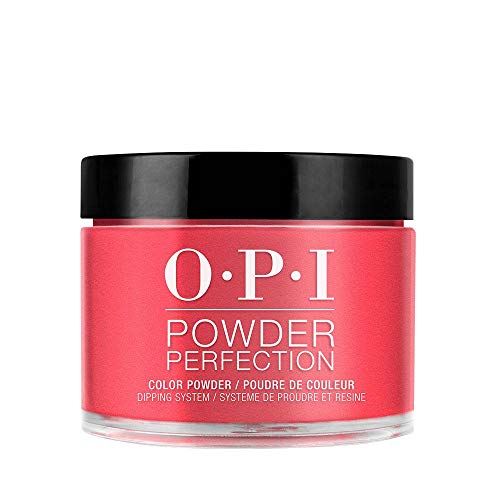 OPI Powder Perfection, Coca-ColaÂ® Red, Red Dipping Powder, 1.5 oz