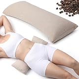 Weysat Buckwheat Lumbar Support Pillow for Bed...