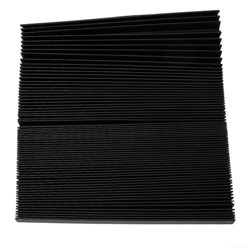 Soufflet plat en accordéon résistant à la poussière pour fraiseuse - Protection flexible CNC - Résistant à l'huile - Couvercle d'organe à vis télescopique pour rail de guidage (300 mm)