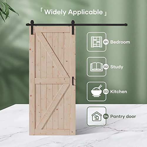 Fredbeck 36 Double Barn Door With Hardware Included (72 Barn Door) #TOP5