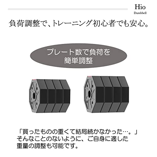 ダンベル 可変式 3in1 バーベルシャフト付き 10㎏ 20㎏ 30㎏